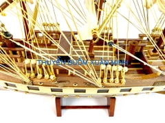 Mô Hình Thuyền Buồm Gỗ Phong Thuỷ France II (Tàu Buôn Cổ Pháp) | Hàng Xuất Khẩu - Gỗ Căm Xe | Thân 60cm