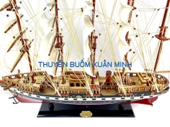 Mô Hình Thuyền Buồm Gỗ Phong Thuỷ France II (Tàu Buôn Cổ Pháp) | Phiên Bản Giới Hạn - Gỗ Căm Xe | Thân 80cm