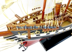 Mô Hình Thuyền Buồm Gỗ Phong Thuỷ France II (Tàu Buôn Cổ Pháp) | Phiên Bản Giới Hạn - Gỗ Căm Xe | Thân 80cm