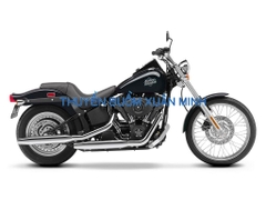 Mô Hình Xe Moto HARLEY FXSTB Cruiser Loại Đẹp - Gỗ Căm Xe