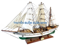 Mô Hình Thuyền Gỗ Hải Quân Đức GORCH FOCK (Sơn Màu) Hàng Xuất Khẩu | Gỗ Căm Xe | Thân 90cm