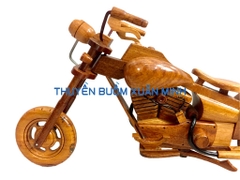 Mô Hình Xe Moto HARLEY CHOPPER Loại Đẹp - Gỗ Căm Xe