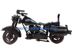 Mô Hình Xe Moto HARLEY DAVIDSON (Sơn Đen) Loại Đẹp - Gỗ Căm Xe