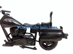 Mô Hình Xe Moto HARLEY DAVIDSON (Sơn Đen) Loại Đẹp - Gỗ Căm Xe