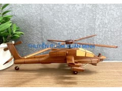 Mô Hình Máy Bay Trực Thăng AH-64 APACHE | Gỗ Căm Xe