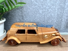 Mô Hình Xe Ô Tô Gỗ CITROEN TRACTION AVANT 1938 Trang Trí | Gỗ Căm Xe