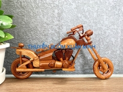 Mô Hình Xe Moto HARLEY CHOPPER Loại Đẹp - Gỗ Căm Xe