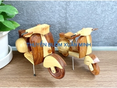 Mô Hình Xe VESPA Gỗ Trang Trí | Loại Tiêu Chuẩn | Size Nhỏ