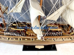 Mô Hình Thuyền Buồm Gỗ Phong Thuỷ Cutty Sark (Tàu Buôn Cổ Anh Quốc) | Hàng VIP Xuất Khẩu - Gỗ Muồng Đen | Thân 120cm