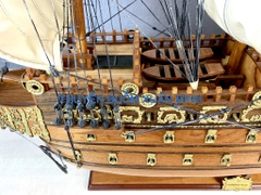 Mô Hình Thuyền Chiến Hạm Hoàng Gia Sovereign Of The Seas (Tàu Cổ Chiến Hạm Anh Quốc) | Hàng Xuất Khẩu - Gỗ Căm Xe | Thân 120cm (SIZE LỚN)