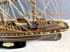Mô Hình Thuyền Buồm Gỗ Phong Thuỷ Cutty Sark (Tàu Buôn Cổ Anh Quốc) | Phiên Bản Đặc Biệt - Gỗ Muồng Đen | Thân 80cm