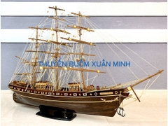 Mô Hình Thuyền Buồm Gỗ Phong Thuỷ Cutty Sark (Tàu Buôn Cổ Anh Quốc) | Phiên Bản Đặc Biệt - Gỗ Muồng Đen | Thân 80cm