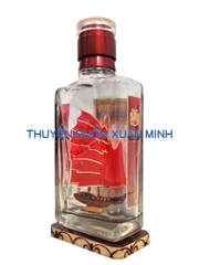 Mô Hình Thuyền Gỗ Trong Chai Rượu IMPERIAL - S2