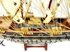 Mô Hình Thuyền Buồm Gỗ Phong Thuỷ Jylland (Tàu Chiến Cổ Đan Mạch) | Hàng Xuất Khẩu - Gỗ Căm Xe | Thân 60cm