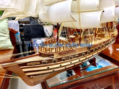 Mô Hình Thuyền Buồm Gỗ Phong Thuỷ Jylland (Tàu Chiến Cổ Đan Mạch) | Loại Tiêu Chuẩn - Gỗ Xoan Đào | Thân 100cm