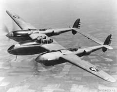 Mô Hình Máy Bay Tiêm Kích Lockheed P-38 Trang Trí | Gỗ Tràm tự nhiên | Size Lớn