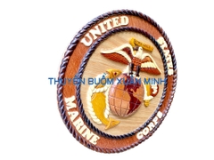 Logo Thuỷ Quân Lục Chiến Hoa Kỳ - Tranh Gỗ Ghép Treo Tường