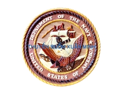 Logo Hải Quân Hoa Kỳ - Tranh Gỗ Ghép Treo Tường