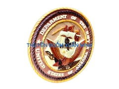 Logo Hải Quân Hoa Kỳ - Tranh Gỗ Ghép Treo Tường