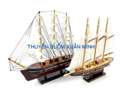 Combo Thuyền Buôn LE BELEM + Du Thuyền Đua ATLANTIC | Size Lớn 30cm