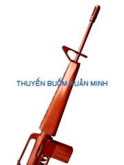 Mô Hình Súng Trường M16 Tỷ Lệ 1:1 | Gỗ Căm Xe | Dài 100cm