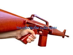 Mô Hình Súng Trường M16 Tỷ Lệ 1:1 | Gỗ Căm Xe | Dài 100cm