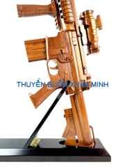 Mô Hình Súng Trường Gỗ AR15 | Tỷ Lệ Như Thật | Dài 75cm