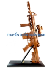 Mô Hình Súng Trường Gỗ AR15 | Tỷ Lệ Như Thật | Dài 75cm