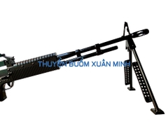 Mô Hình Súng Máy M60 (Sơn Đen) Tỷ Lệ 1:1 | Gỗ Căm Xe | Dài 106cm