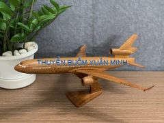 Mô Hình Máy Bay Gỗ BOEING DC10 Trang Trí | Gỗ Căm Xe tự nhiên | Size Lớn