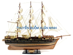 Mô Hình Thuyền Buồm Gỗ Phong Thuỷ Napoleon (Tàu Chiến Cổ Pháp) | Hàng Xuất Khẩu - Gỗ Căm Xe | Thân 80cm