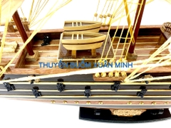 Mô Hình Thuyền Buồm Gỗ Phong Thuỷ Napoleon (Tàu Chiến Cổ Pháp) | Hàng Xuất Khẩu - Gỗ Căm Xe | Thân 80cm
