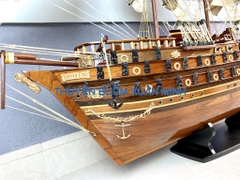 Mô Hình Thuyền Buồm Gỗ Phong Thuỷ Napoleon (Tàu Chiến Cổ Pháp) | Hàng Xuất Khẩu - Gỗ Căm Xe | Thân 100cm