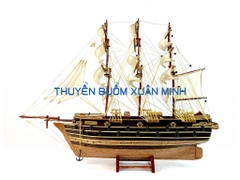 Mô Hình Thuyền Buồm Gỗ Phong Thuỷ Napoleon (Tàu Chiến Cổ Pháp) | Hàng Xuất Khẩu - Gỗ Căm Xe | Thân 60cm