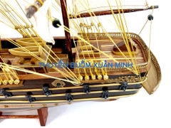 Mô Hình Thuyền Buồm Gỗ Phong Thuỷ Napoleon (Tàu Chiến Cổ Pháp) | Hàng Xuất Khẩu - Gỗ Căm Xe | Thân 60cm