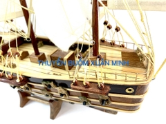 Mô Hình Thuyền Buồm Gỗ Phong Thuỷ Napoleon (Tàu Chiến Cổ Pháp) | Loại Tiêu Chuẩn - Gỗ Xoan Đào | Thân 40cm