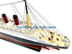 Mô Hình Du Thuyền Đại Dương QUEEN MARRY 1 - Sang Trọng Tinh Tế | Gỗ Tự Nhiên | Thân 100cm