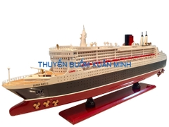 Mô Hình Du Thuyền Đại Dương QUEEN MARRY 2 - Sang Trọng Tinh Tế | Gỗ Tự Nhiên | Thân 100cm