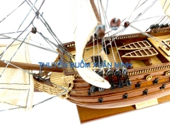 Mô Hình Thuyền Chiến Hạm Hoàng Gia Soleil Royal (Tàu Cổ Chiến Hạm Pháp) | Hàng Xuất Khẩu - Gỗ Căm Xe | Thân 44cm