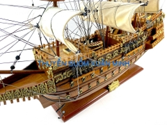Mô Hình Thuyền Chiến Hạm Hoàng Gia Sovereign Of The Seas (Tàu Cổ Chiến Hạm Anh Quốc) | Hàng Xuất Khẩu - Gỗ Căm Xe | Thân 90cm