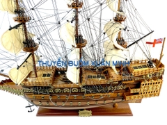 Mô Hình Thuyền Chiến Hạm Hoàng Gia Sovereign Of The Seas (Tàu Cổ Chiến Hạm Anh Quốc) | Hàng Xuất Khẩu - Gỗ Căm Xe | Thân 90cm