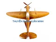 Mô Hình Máy Bay Tiêm Kích Spitfire Trang Trí | Gỗ Căm Xe tự nhiên | Size Lớn