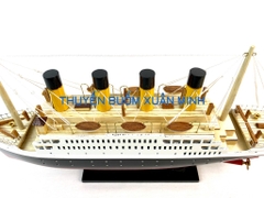 Mô Hình Tàu Thuỷ RMS Titanic - Tàu Titanic mô hình - Gỗ Tự Nhiên - Chiều dài 40cm