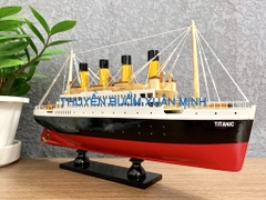 Mô Hình Tàu Thuỷ RMS Titanic - Tàu Titanic mô hình - Gỗ Tự Nhiên - Chiều dài 40cm