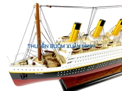 Mô Hình Tàu Thuỷ RMS Titanic - Hàng VIP Xuất Khẩu | Gỗ Căm Xe | Thân 60cm (Sơn Màu)