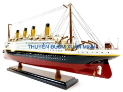 Mô Hình Tàu Thuỷ RMS Titanic - Hàng VIP Xuất Khẩu | Gỗ Căm Xe | Thân 60cm (Sơn Màu)