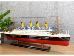 Mô Hình Tàu Thuỷ RMS Titanic - Hàng VIP Xuất Khẩu | Gỗ Căm Xe | Thân 100cm (Sơn Màu)