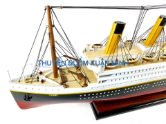 Mô Hình Tàu Thuỷ RMS Titanic - Hàng VIP Xuất Khẩu | Gỗ Căm Xe | Thân 80cm (Sơn Màu)