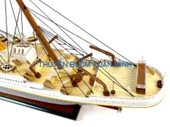 Mô Hình Tàu Thuỷ RMS Titanic - Hàng VIP Xuất Khẩu | Gỗ Căm Xe | Thân 80cm (Sơn Màu)