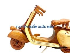 Mô Hình Xe VESPA Cổ Loại Đẹp - Gỗ Căm Xe